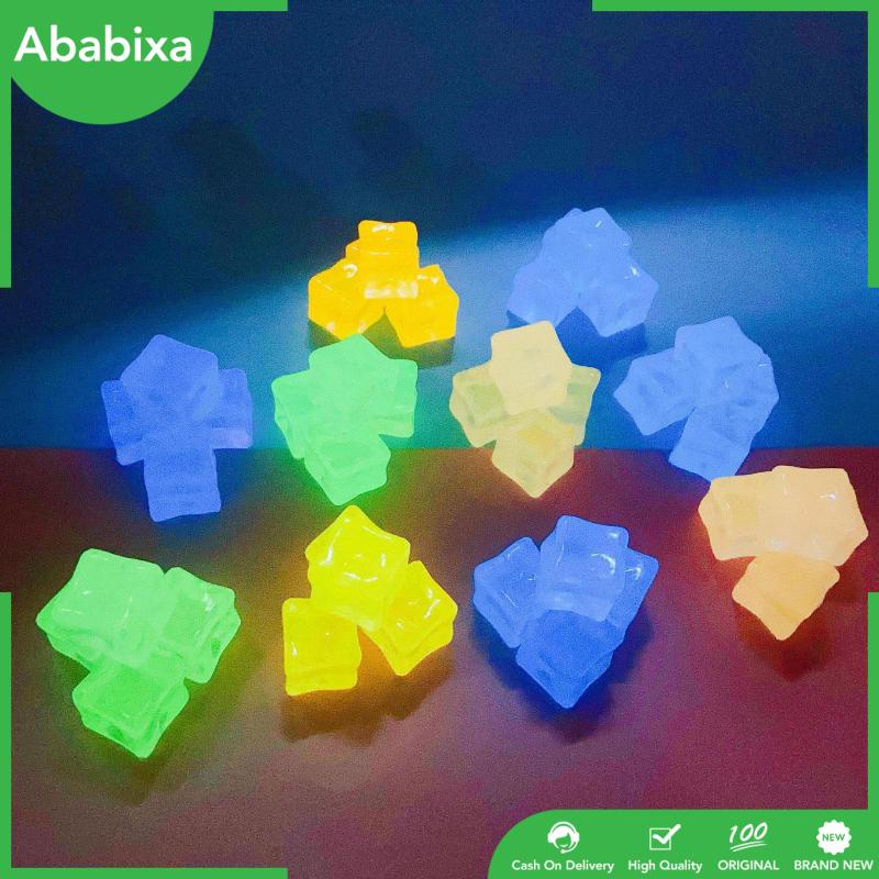 [Ababixa] 184 Viên Đá Acrylic Phát Sáng Trong Bóng Tối Trưng Bày Bể bơi / Đạo Cụ Chụp Ảnh Sự Kiện