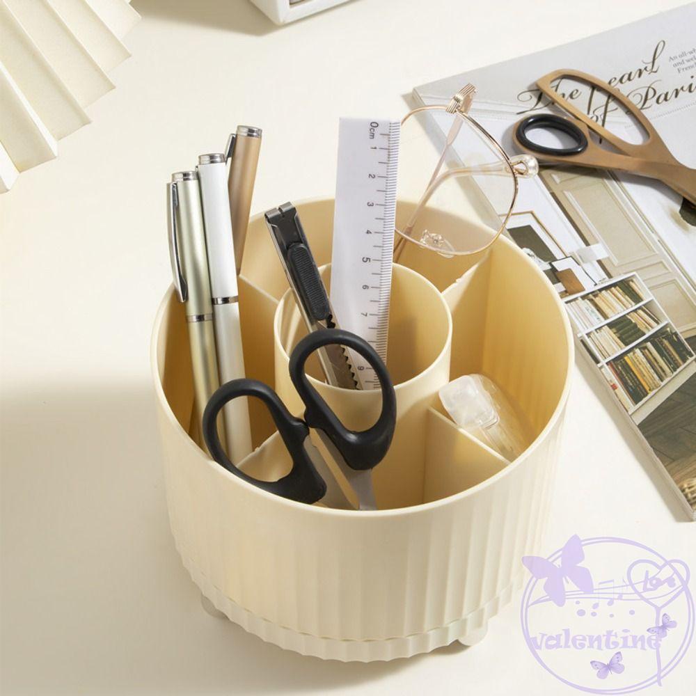 Xô Đựng Cọ Trang Điểm Xoay 360 Độ Tiện Dụng° Giá Đỡ Bút Để Bàn Xoay Được Sức Chứa Lớn