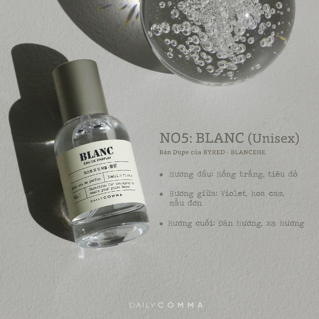 Nước hoa Daily Comma Eau de Parfum 30ml