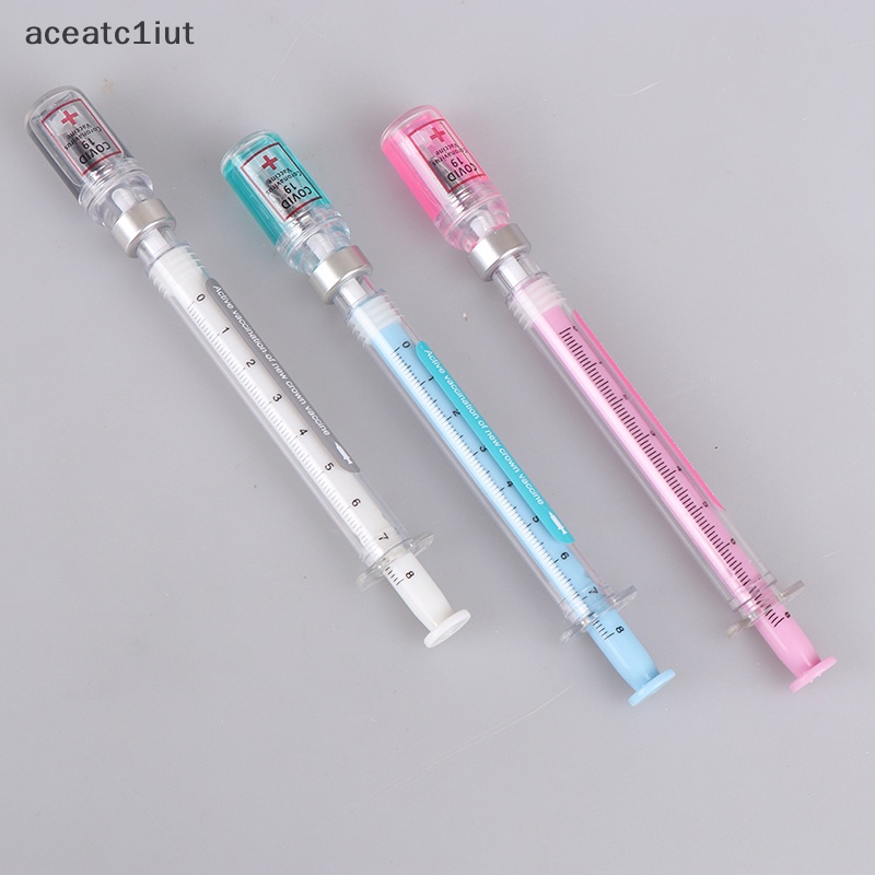 Ống tiêm hình dạng đặc biệt văn phòng phẩm dễ thương 0.5mm Văn Phòng TrườNg Học cung cấp Bút gel mới