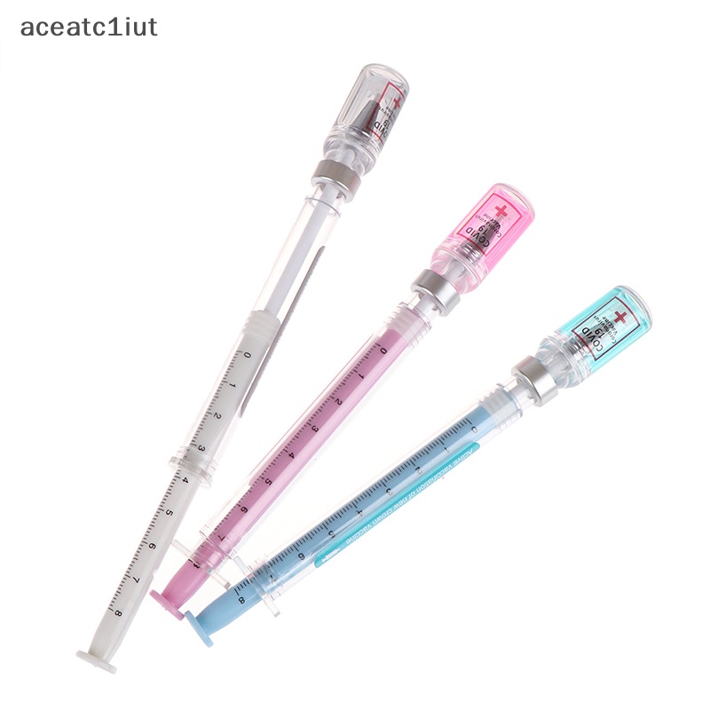 Ống tiêm hình dạng đặc biệt văn phòng phẩm dễ thương 0.5mm Văn Phòng TrườNg Học cung cấp Bút gel mới