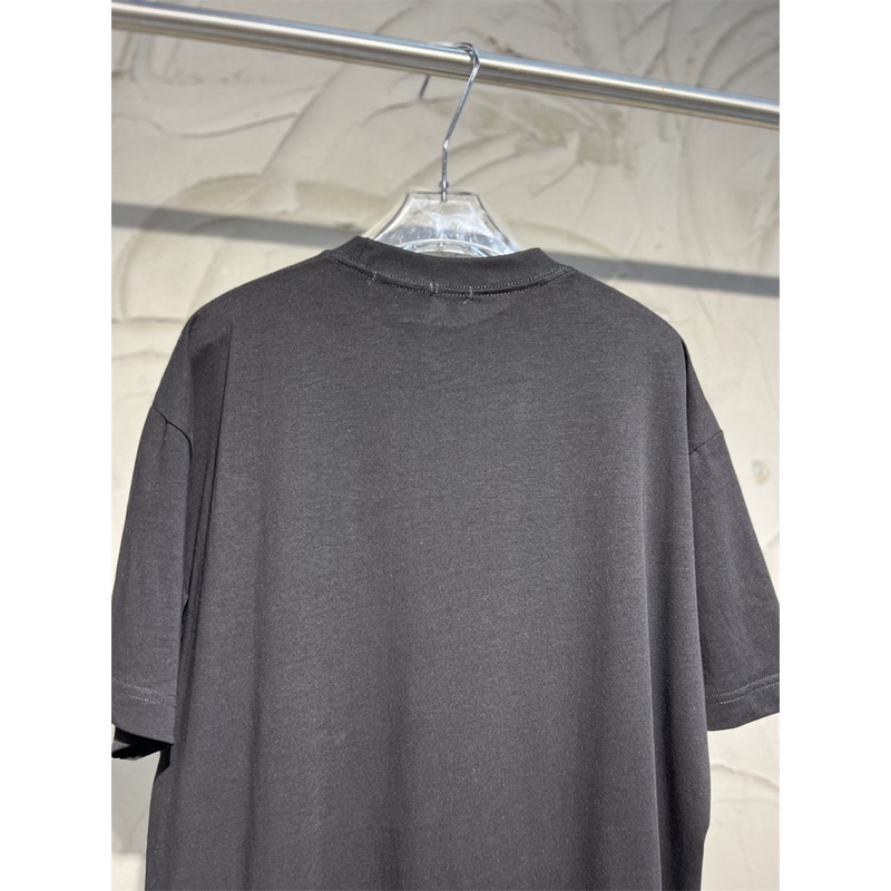 Áo Thun cotton Dệt Kim Tay Ngắn Cổ Tròn Thêu Họa Tiết Paula 'S ibiza L-O88E-W 88- Xu Hướng Thời Trang Đường Phố