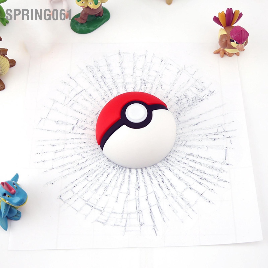 Spring061 Ball Hits Car Window Sticker Trang trí PVC EVA Nhãn dán âm thanh nổi bóng chân thực cho ô tô