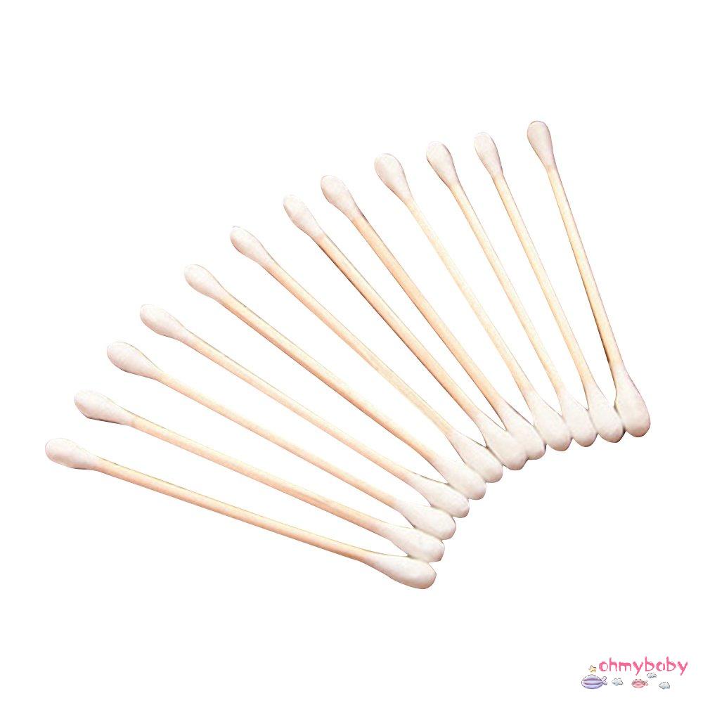 [Ready] Bộ 100 Bông Tăm Sức Khỏe Tay Cầm Hai Đầu Gậy Trang Điểm Kháng Khuẩn [Z/13]