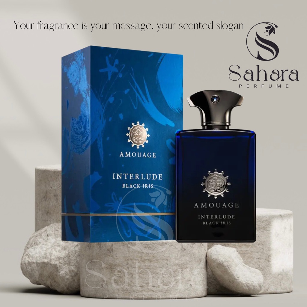 Amouage Interlude Black Iris Man EDP 100ml | Nước hoa nam Amouage sang trọng thu hút | Sahara Perfume