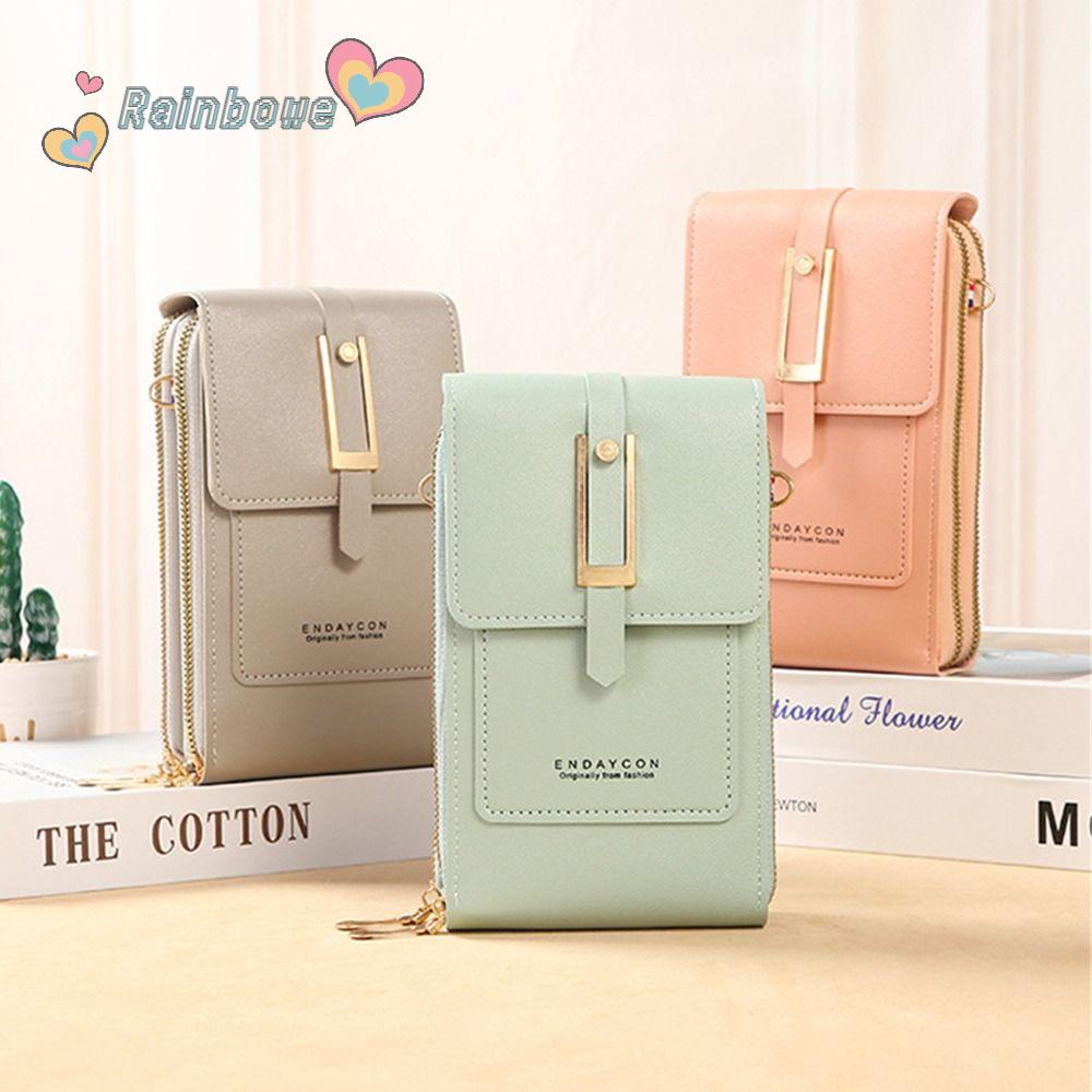 Túi Đeo Vai Đựng Điện Thoại Màu Cầu Vồng