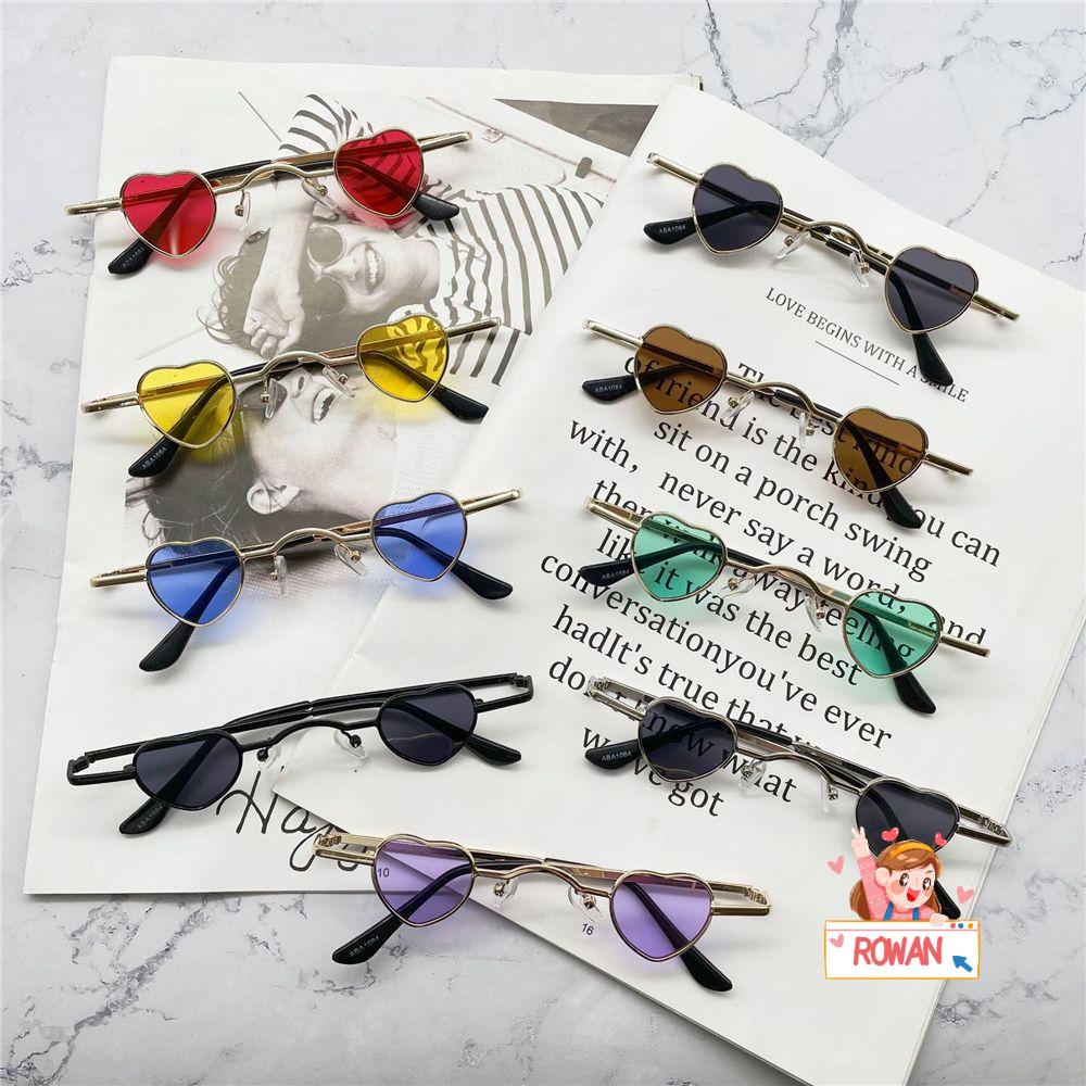 Kính Mát Gọng Kim Loại Hình Trái Tim Thời Trang