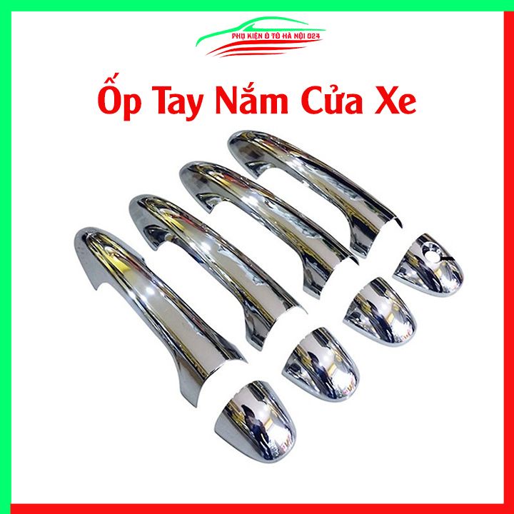 Ốp tay hõm mạ crom Fortuner 2017-2023 sáng bóng chống trầy bảo vệ cửa xe ô tô