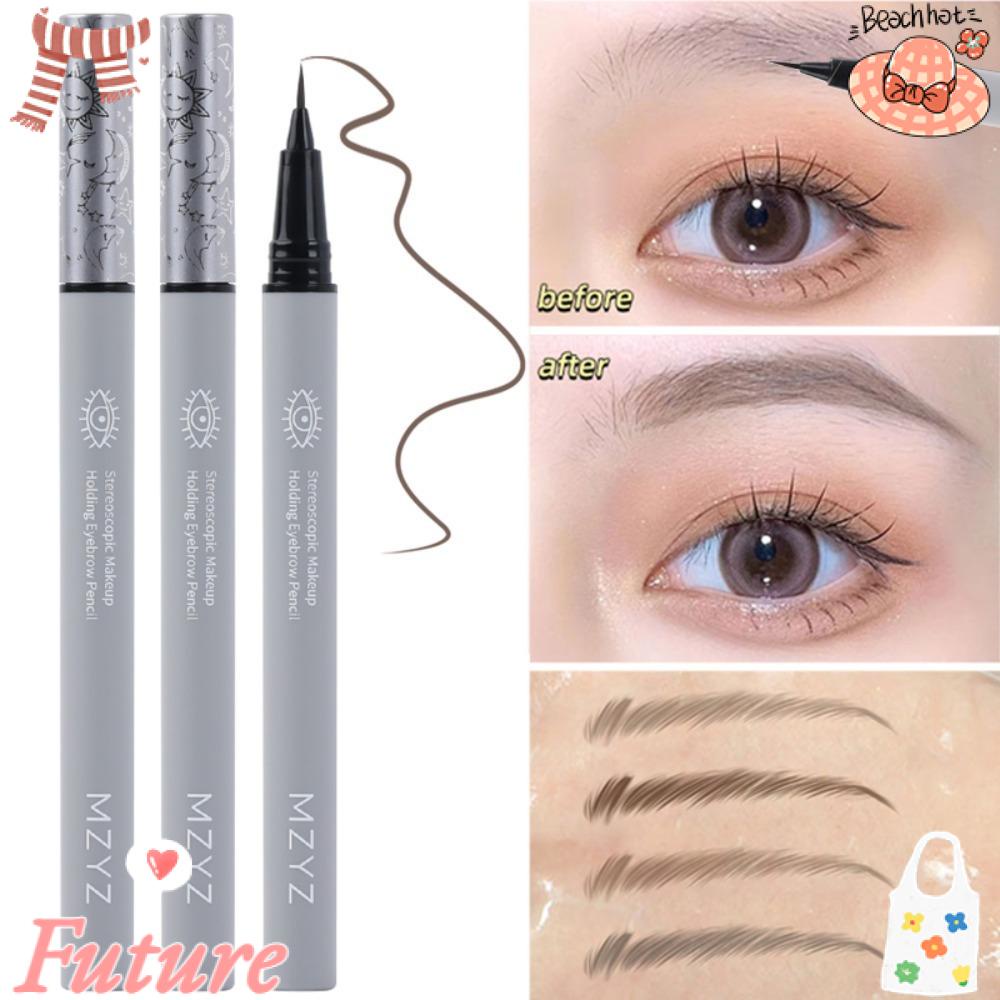 Set 2 Bút Kẻ Lông Mày Dạng Lỏng Lâu Trôi Chống Thấm Nước Siêu Mỏng