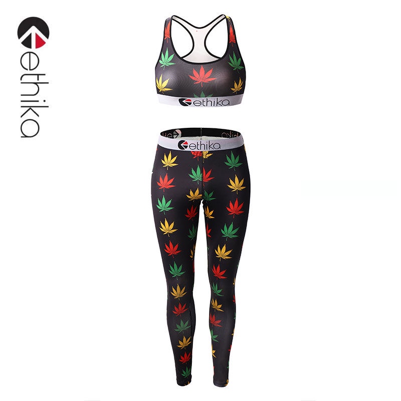 Bộ Đồ Thể Thao Hai Mảnh Mau Khô Không Đường May Phong Cách Âu Mỹ Cho Nữ