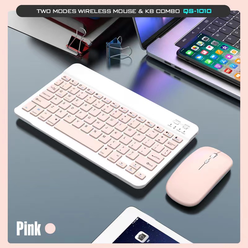 Bàn Phím Bluetooth Không Dây Siêu Mỏng 10 "Cho Android / IOS / iPad / Macaron / tablet