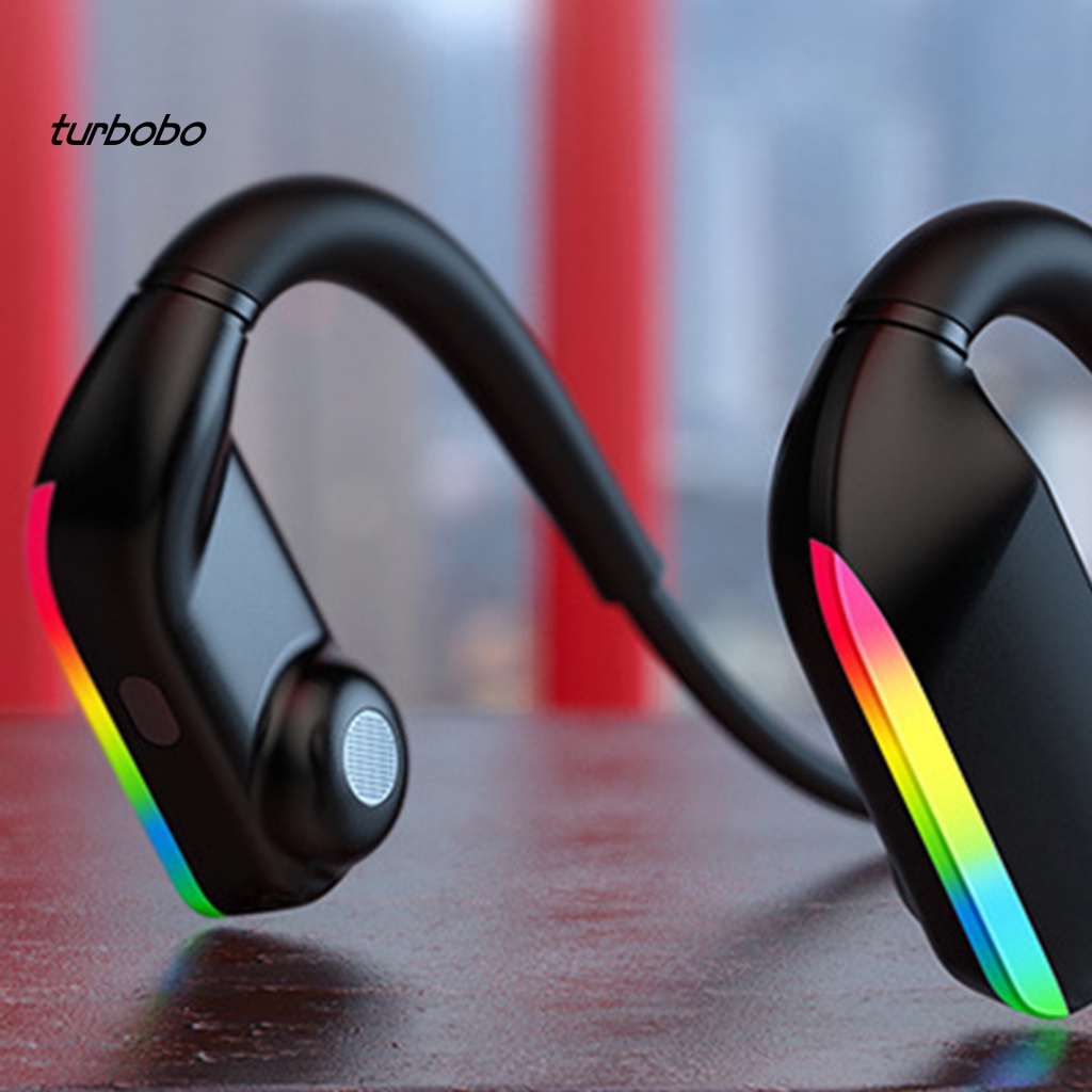 Tai Nghe Bluetooth Thể Thao turbobo Có Móc Vành Tai Tích Hợp Bộ Nhớ