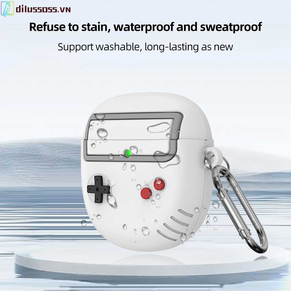 Vỏ Bọc Silicone Mềm Có Móc Kim Loại Cho Tai Nghe Bose QuietComfort II