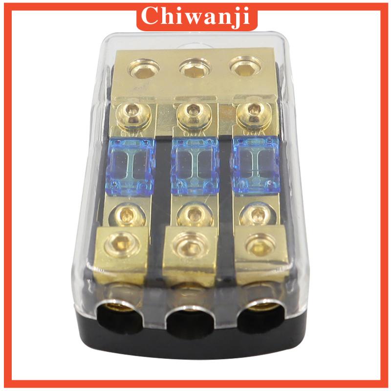 [Chiwanji] Giá Đỡ Cầu Chì 3 Chiều Dễ Lắp Đặt Anl Cho Tàu Thuyền Stereo Amp