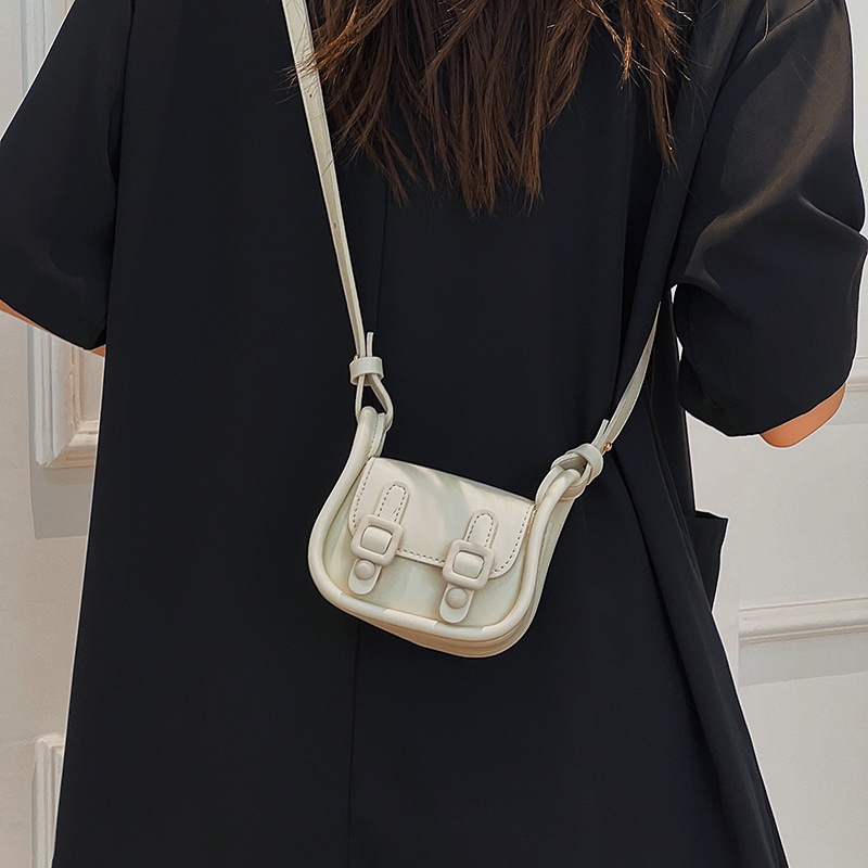 Túi Đeo Chéo Mini Bằng Da PU Phong Cách Hàn Quốc Thời Trang Cho Nữ