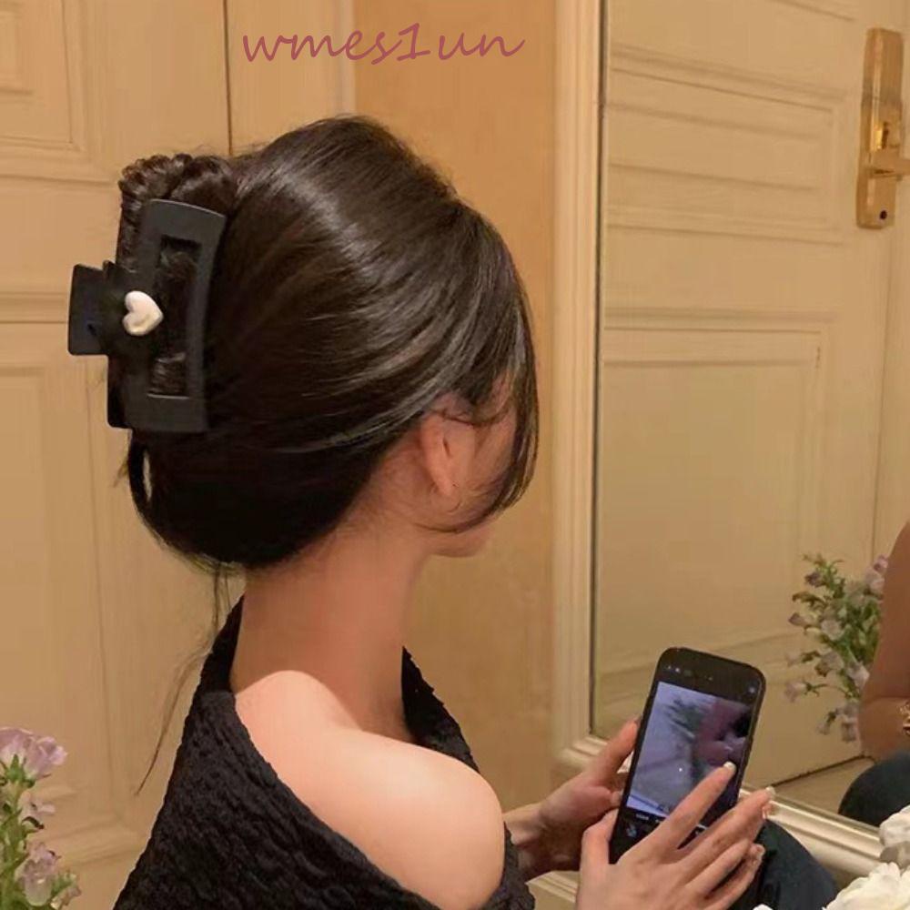 Kẹp Tóc Càng Cua Đơn Giản Phong Cách Pháp Cổ Điển Ngọt Ngào WMES15H Cho Nữ