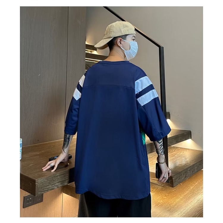 Áo Thun Ngắn Tay Phong Cách Đường Phố Âu Mỹ Cá Tính Cho Nam