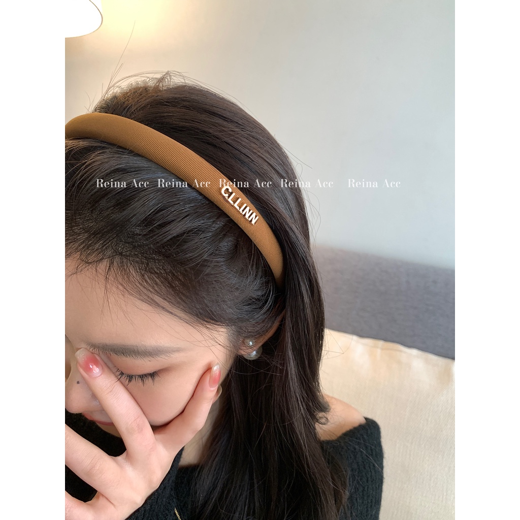 Băng Đô In Chữ Thời Trang Nữ Tính