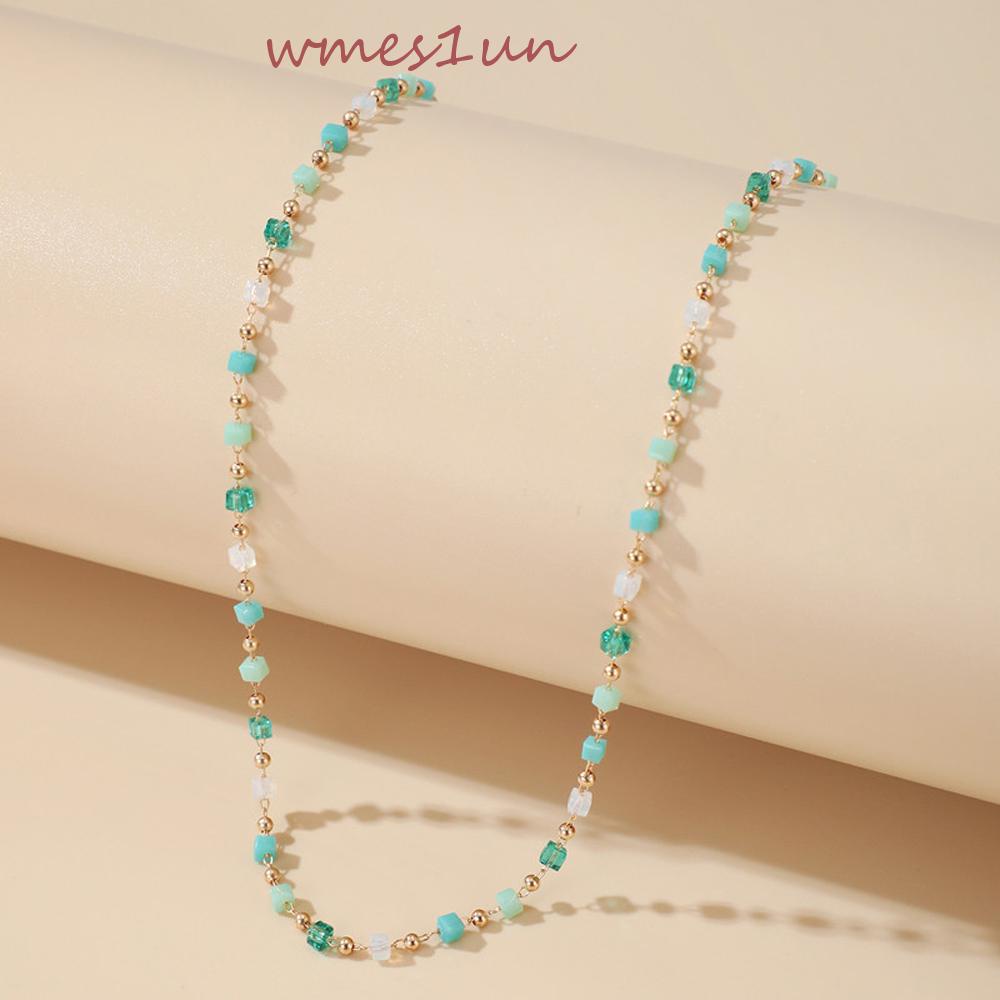 Vòng Cổ Choker Đính Hạt WMES15H Tùy Chỉnh Thời Trang Sang Trọng Cho Nữ