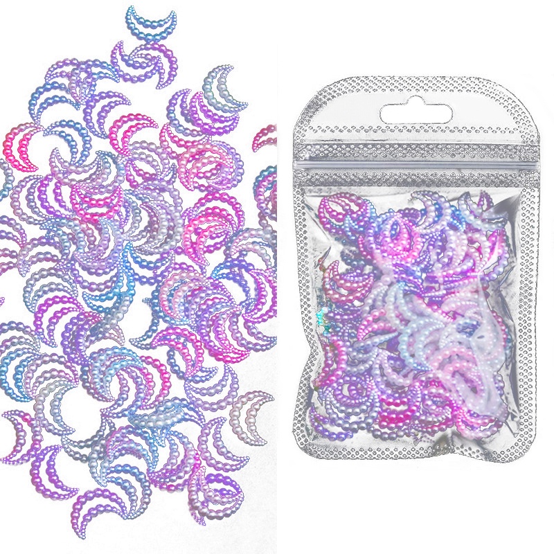 Set 100 Phụ Kiện Trang Trí Móng Tay Đính Ngọc Trai Xinh Xắn