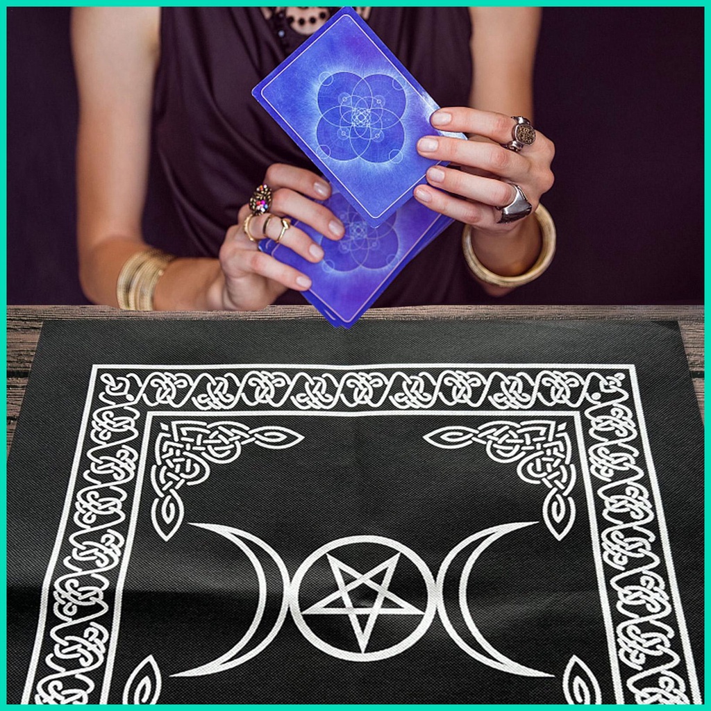 Khăn Trải Bàn Bói Tarot Hình Vuông 19.29X19.29Inch