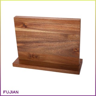 High Quality Solid Wood Knife Holder Kitchen Supplies Magnetic Tool Storage Rack Double-Sided Suction Stand