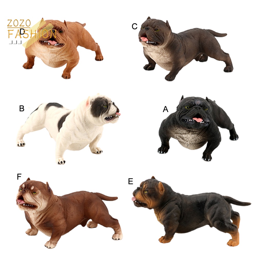 Mô Hình Chó Pitbull Mini Dễ Thương Cho Bé