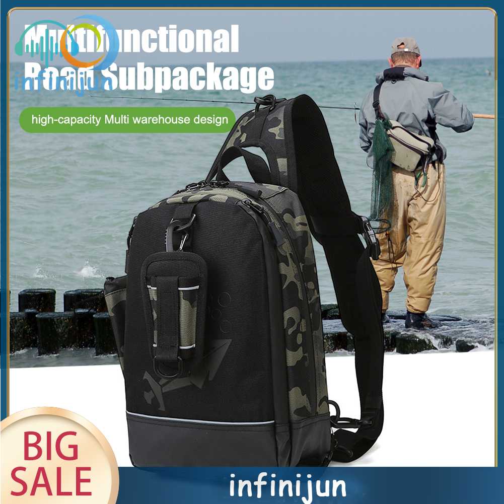 Túi Đeo Chéo Ngực Vải Oxford Phản Quang Nhiều Lớp Thời Trang Cao Cấp Cho Nam