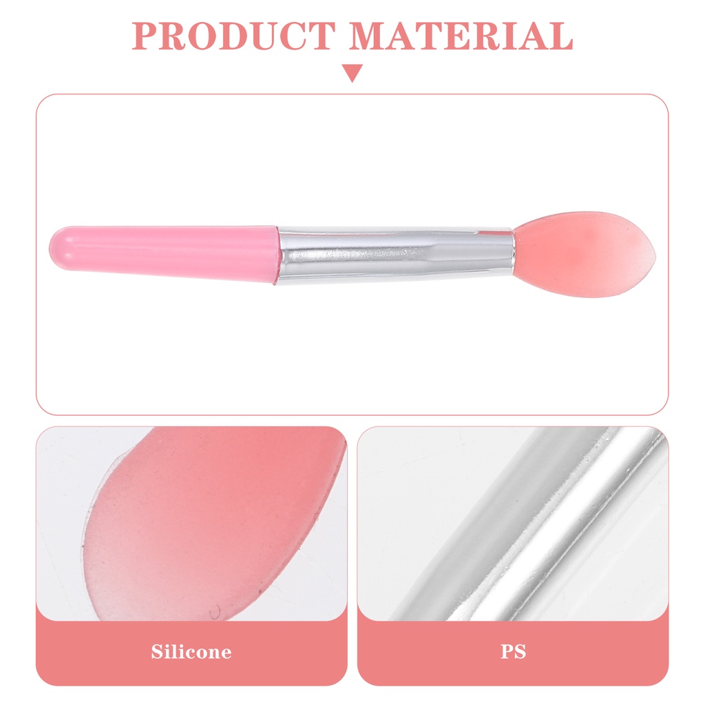 Bộ 2 Cọ Trang Điểm Chuyên Nghiệp Với Vỏ Ngoài Bằng Silica Gel Tiện Dụng