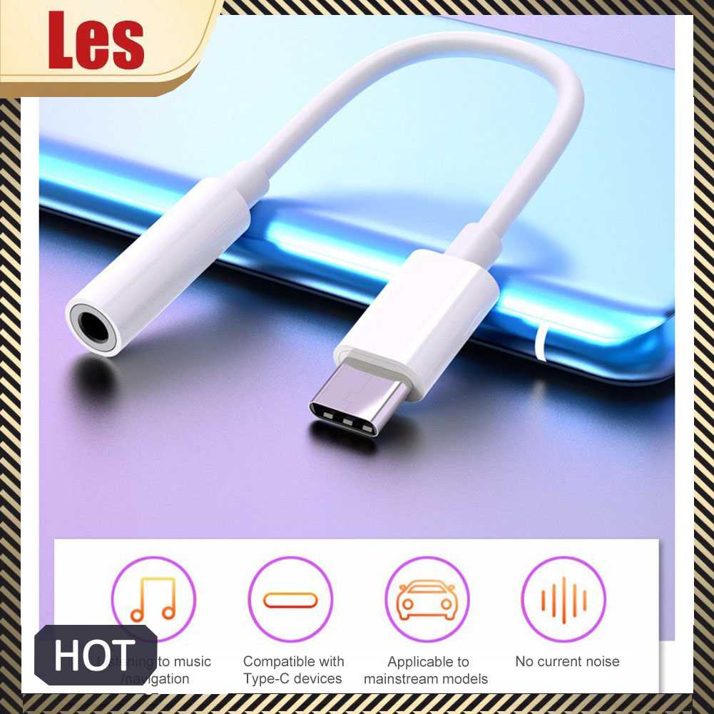 Cáp ChuyểN ĐổI 3.5mm Sang Type-C 10cm Sang 3.5mm Cho ĐiệN ThoạI