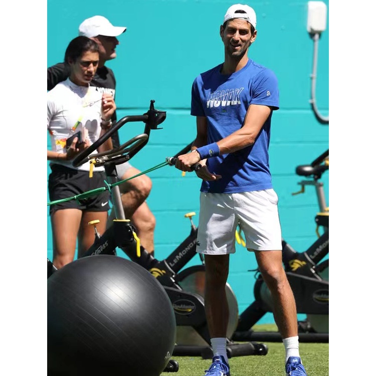 Djokovic Áo Thun cotton Tay Ngắn Cổ Thuyền Phong Cách Thể Thao Mùa Hè Cho Nam Và Nữ