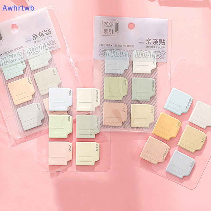 Set 120 Tờ Giấy Dán Ghi Chú Đánh Dấu Trang Sách Sáng Tạo Mới