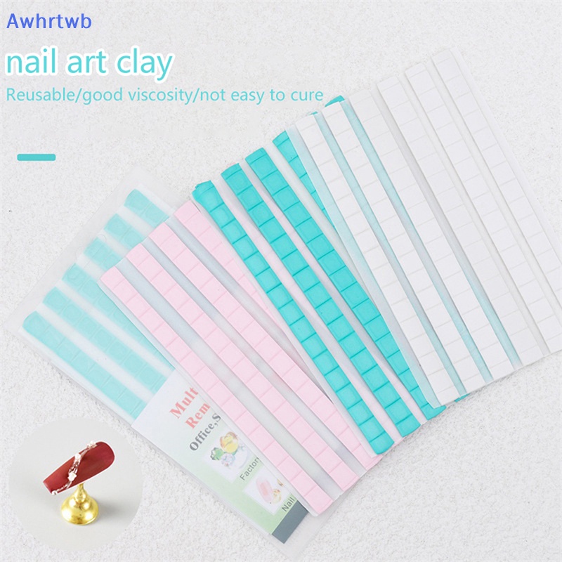 Set 96 Miếng Đất Sét Dán Móng Tay Có Thể Tái Sử Dụng Tiện Lợi Mới
