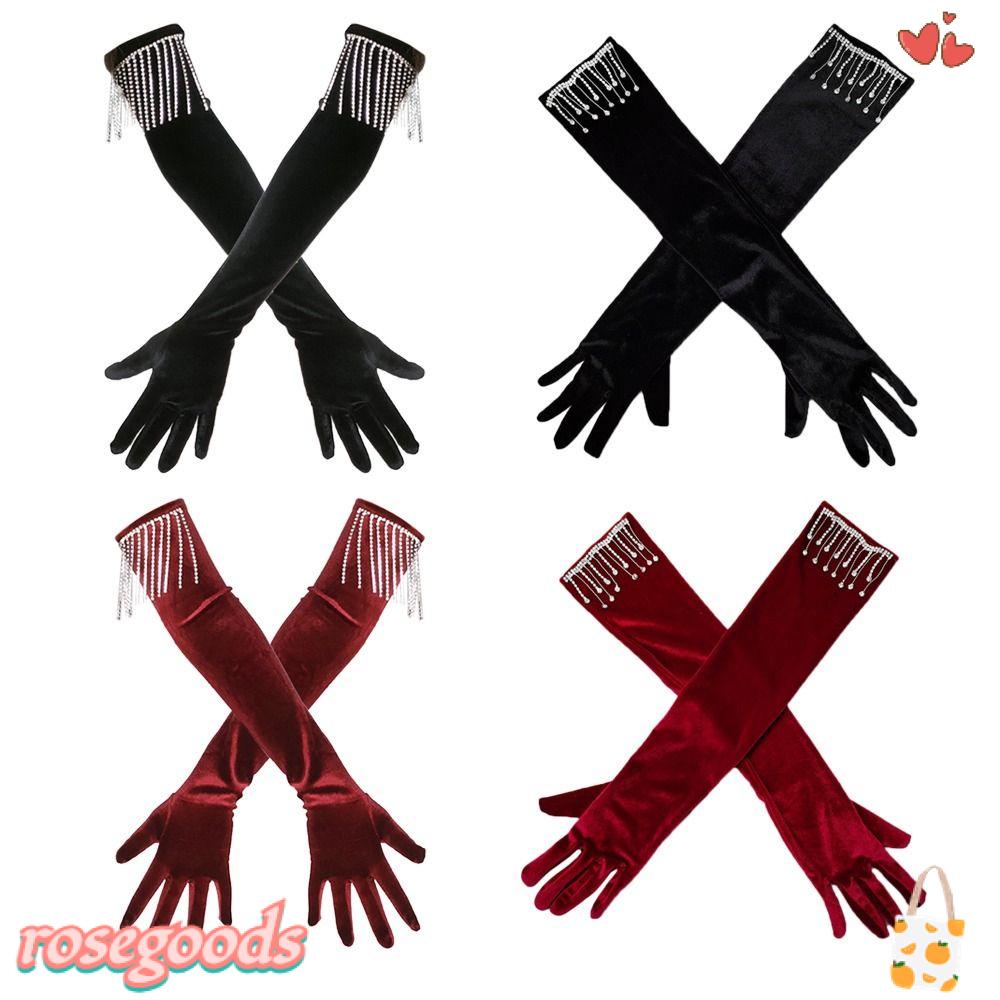 Găng Tay Satin Dùng Trong Các Buổi Tiệc Hóa Trang