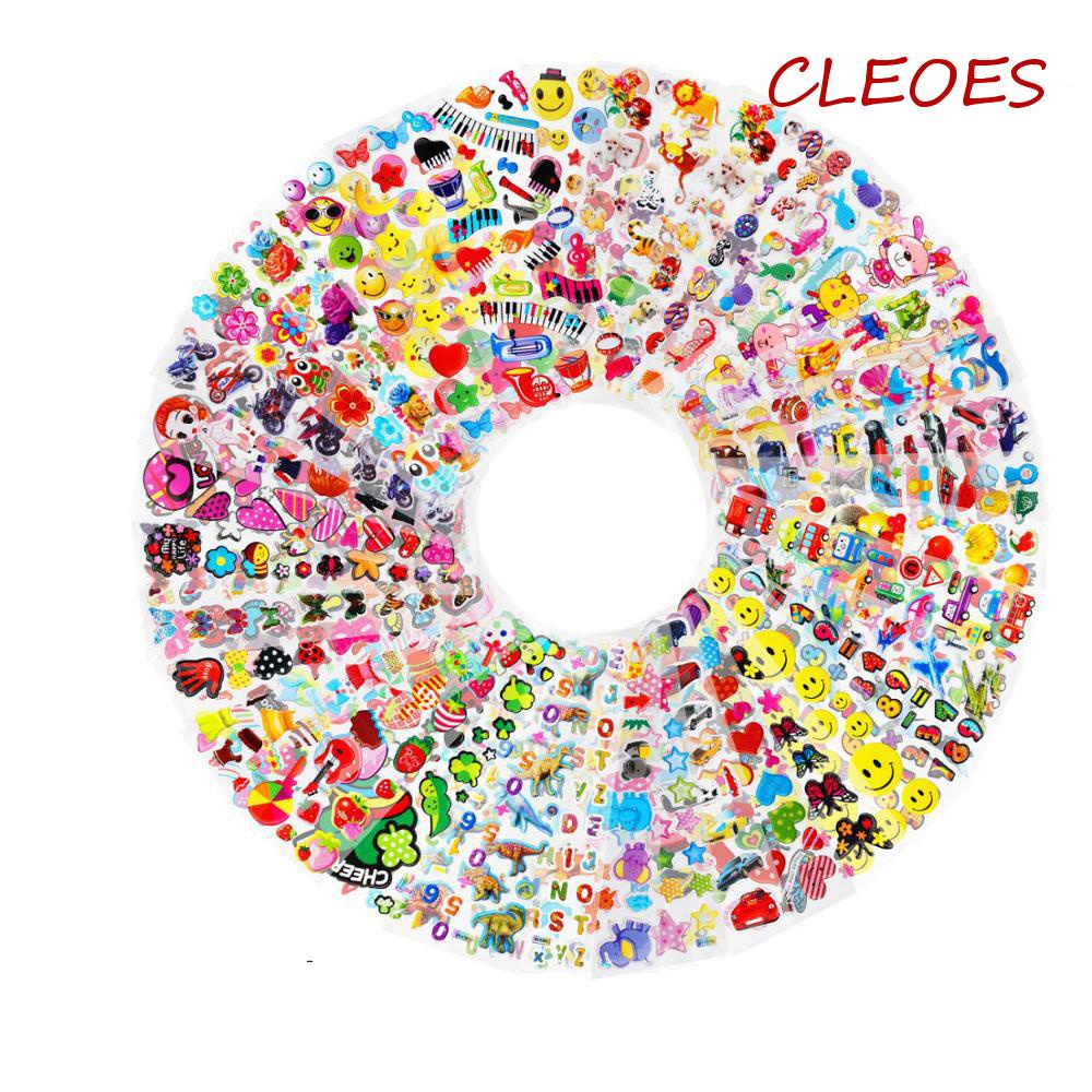 Sticker Dán Trang Trí Nhật Ký Hình Động Vật Hoạt Hình Bằng PVC