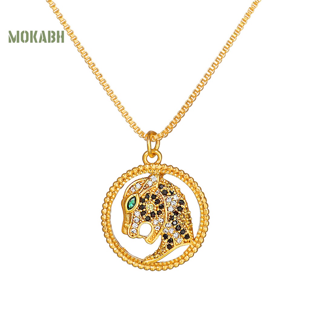 [Mới] Vòng cổ Mặt Đá Zirconia Tinh Tế Sáng Bóng Mạ Điện Chống Phai Màu Trang Sức