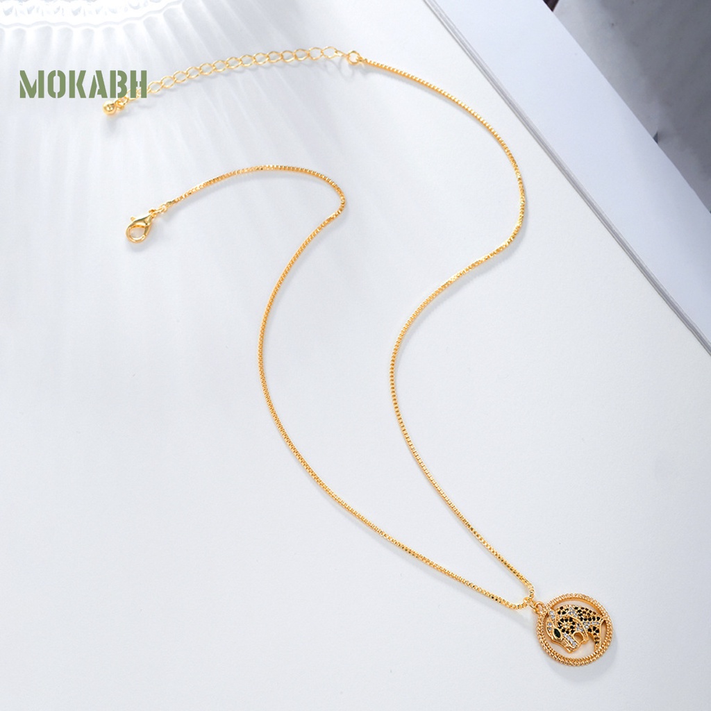 [Mới] Vòng cổ Mặt Đá Zirconia Tinh Tế Sáng Bóng Mạ Điện Chống Phai Màu Trang Sức