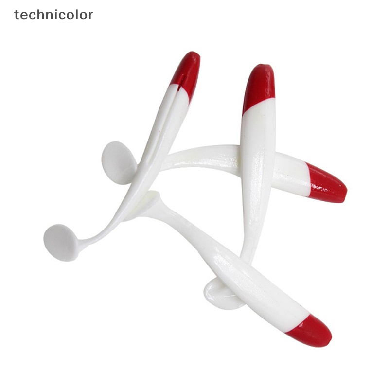 Bộ 5 Mồi Câu Cá Bằng Silicon Mềm Hình Sâu Nhiều Màu Sắc