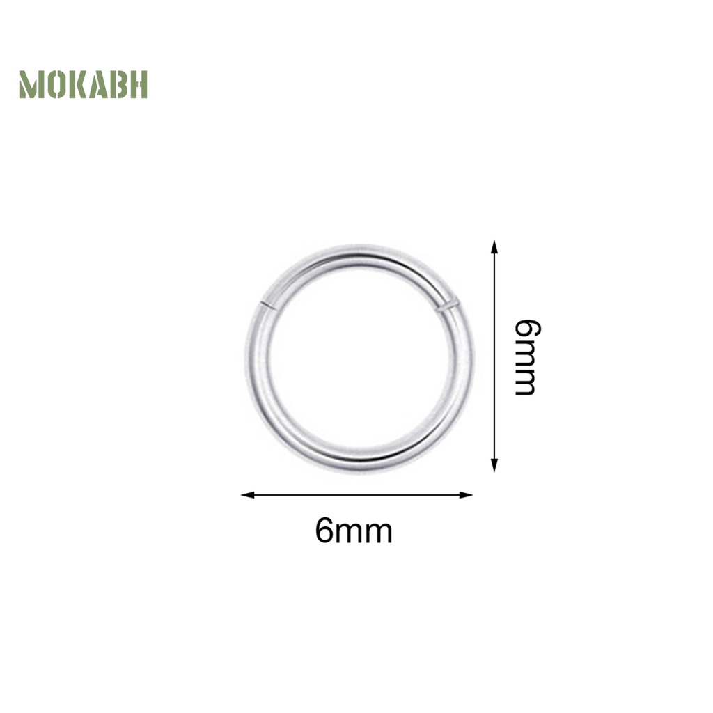 Khuyên Mũi / Môi Bằng Thép Không Gỉ Trang Trí Cá Tính