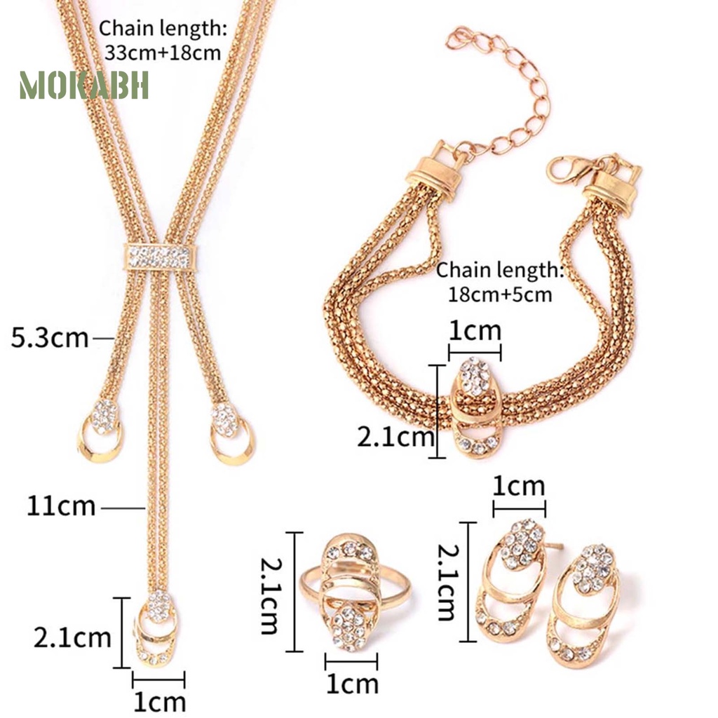 Vòng cổ / Vòng Tay Hợp Kim Đính Đá Thoải Mái Dễ Phối Đồ Thời Trang