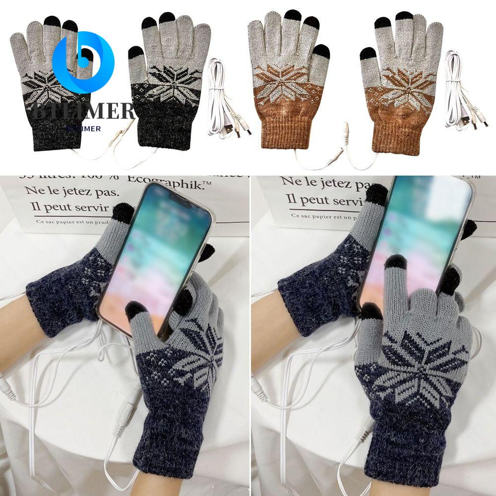 Găng Tay Sưởi Ấm Chạy Điện Có Thể Sạc Lại Bằng Cổng USB Tiện Dụng Và Bền