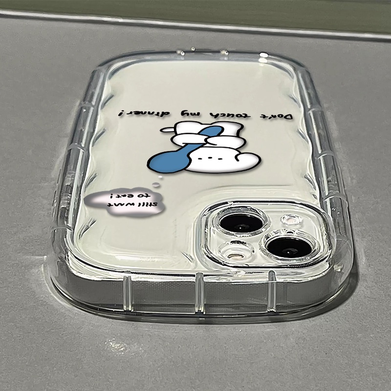 Ốp Điện Thoại Silicon TPU Mềm Trong Suốt Họa Tiết Chú Cún Dễ Thương Cho IPhone 14 13 12 11 Pro XS Max X XR 8 + 7 Plus