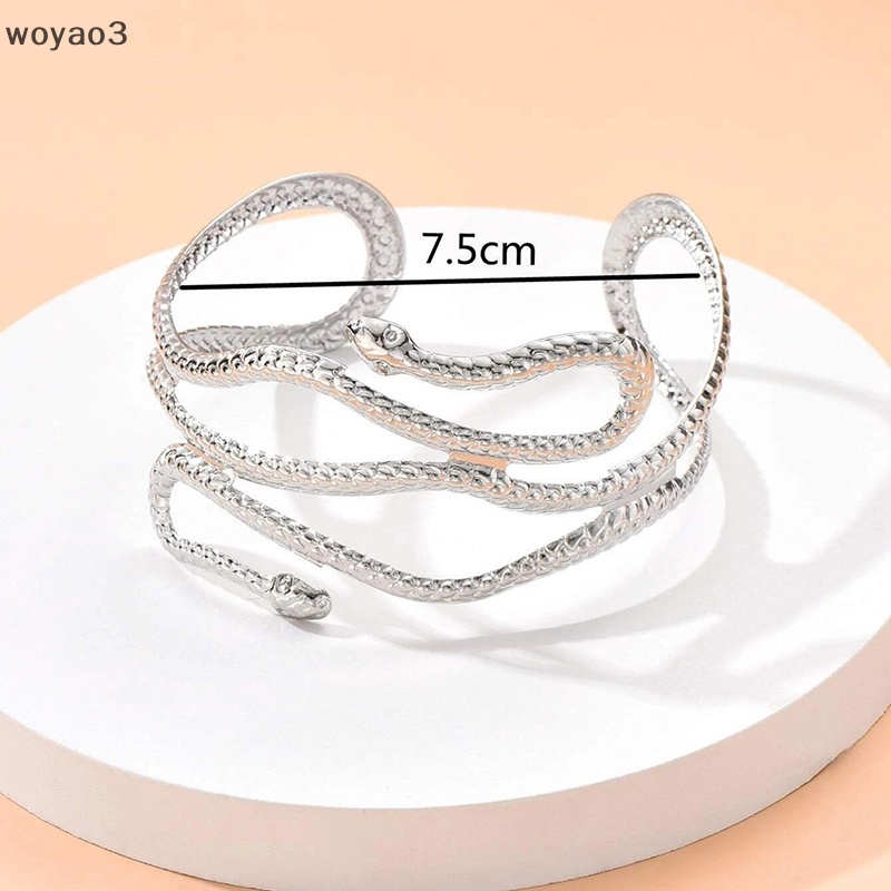 [woyao3] Vòng Đeo Cánh Tay Mở Điều Chỉnh Được Trang Sức Thời Trang Cho Nữ