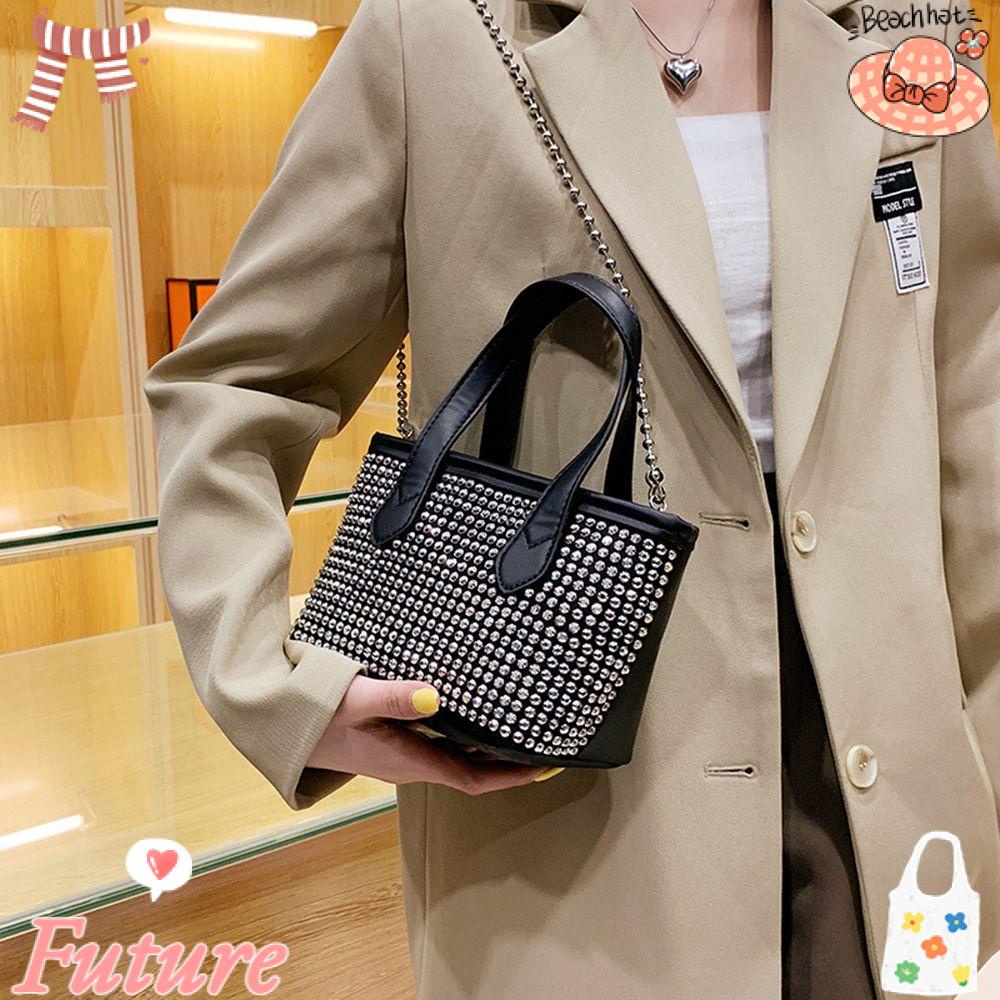 Túi Xách Da PU Dát Đá Thời Trang Sang Trọng Cho Nữ