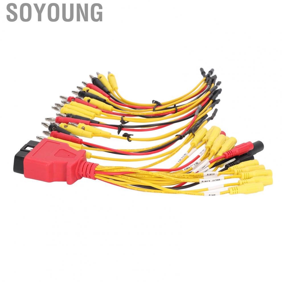 Soyoung OBD2 Diagnostic Cable  Aging Universal High Flexibility Easy Installation Male Connectors Professional for Car