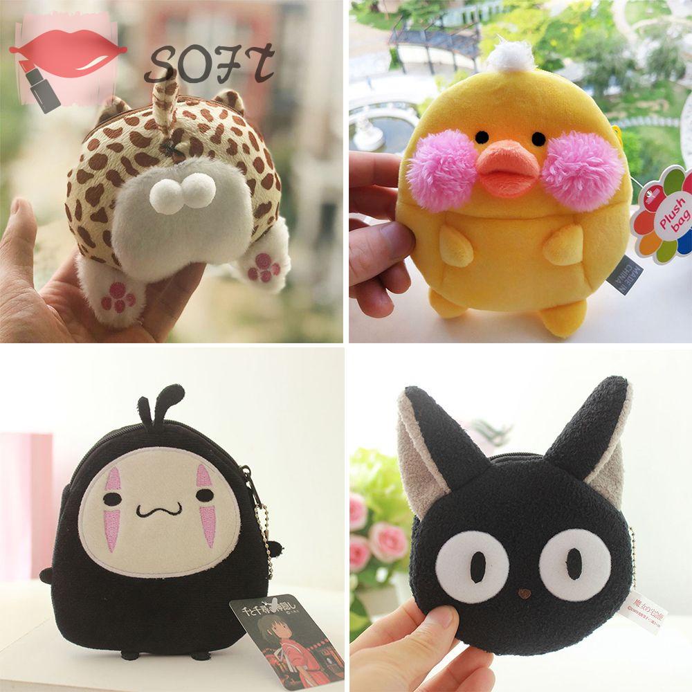 Ví Nhỏ Có Khóa Kéo Họa Tiết Hoạt Hình Dễ Thương Cho Bé Gái