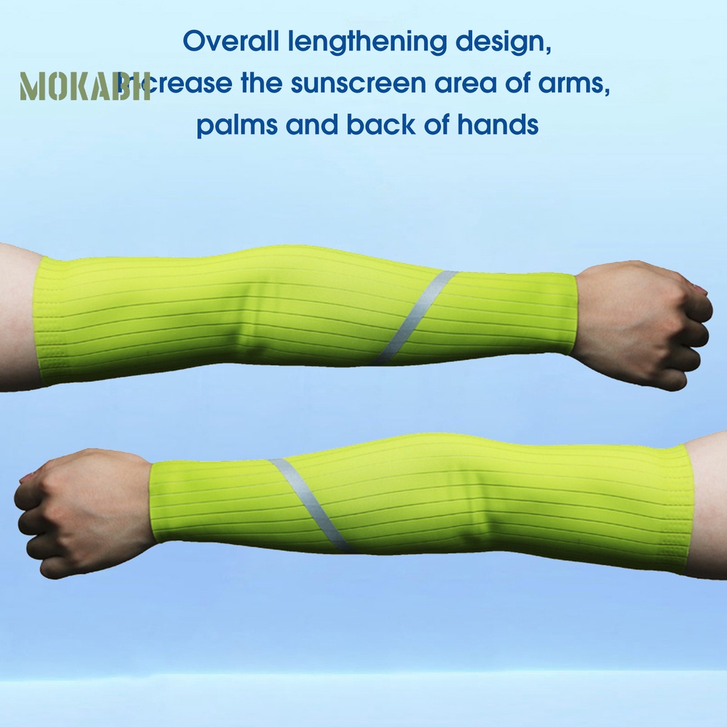 1 Cặp Ống Tay Áo Độ Co Giãn Cao Giúp Giảm Mệt Mỏi Khi Chạy Xe