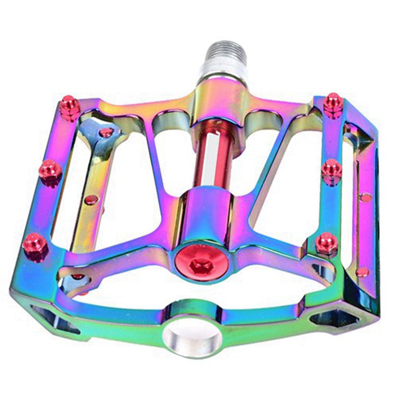 Set 2 Bàn Đạp Xe Đạp Bằng Hợp Kim Nhôm Siêu Nhẹ Chống Trượt Nhiều Màu Thay Thế Cho BMX