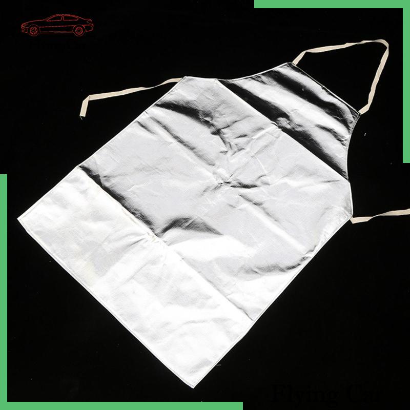 Set 2 Tạp Dề Lá Nhôm Bảo Vệ Chân Dùng Trong Phòng Thí Nghiệm / Cá