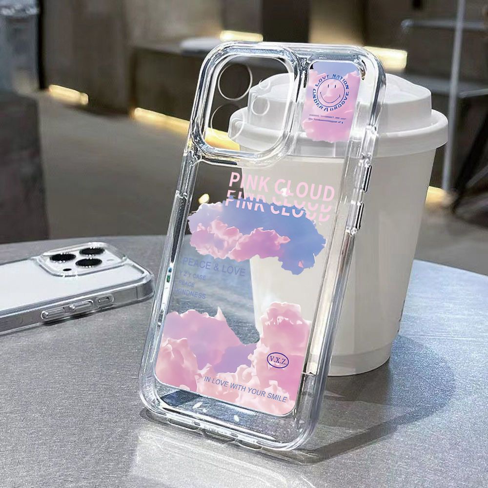 Ốp Điện Thoại TPU Mềm Chống Sốc Hình Đám Mây Cho iphone 14 pro max 11 Promax 11 12 / 13 / 6 / 7 / 8plus / X max